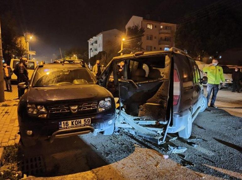 Birbirlerine girdiler Polis zor ayırdı