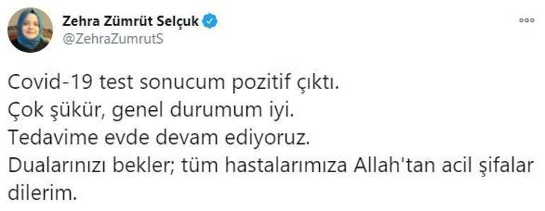 Son dakika... Aile Bakanı Selçukun koronavirüs testi pozitif çıktı