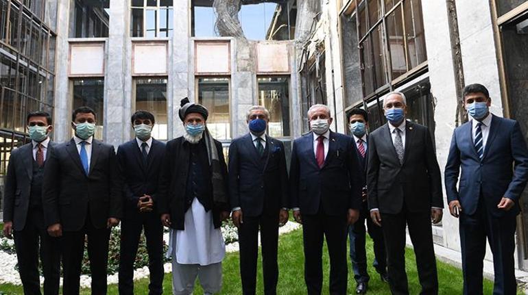 Meclis Başkanı Şentop, Afganistan Milli Uzlaşı Yüksek Konseyi Başkanı ile görüştü