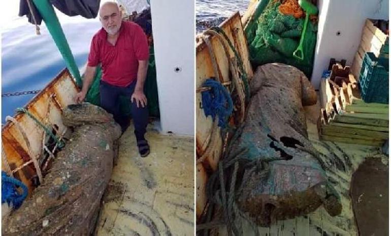 Son dakika... Heykeli bulan balıkçı konuştu: İlk defa böyle bir şeyle karşılaştım