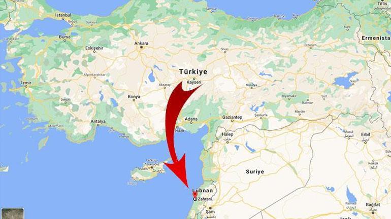 Türkiyede rüzgara kapıldı, Lübnana kadar gitti