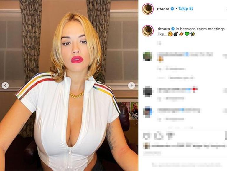 Rita Oradan iddialı pozlar