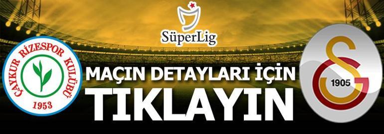 Çaykur Rizespor - Galatasaray: 0-4