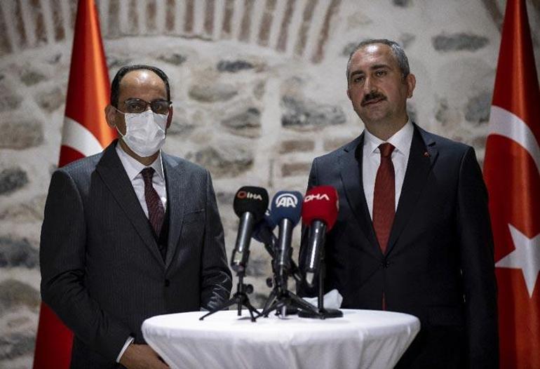 Bakan Gül ve Cumhurbaşkanlığı Sözcüsü Kalın, azınlık cemaatlerinin temsilcileriyle buluştu