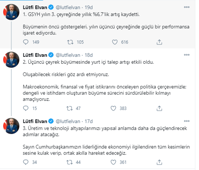 Bakan Elvan büyüme rakamlarını değerlendirdi