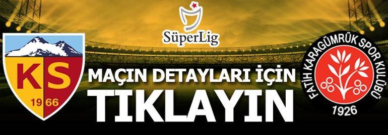 Kayserispor - Fatih Karagümrük: 0-0