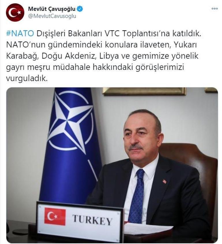 Bakan Çavuşoğlu, NATO Dışişleri Bakanları Toplantısına katıldı