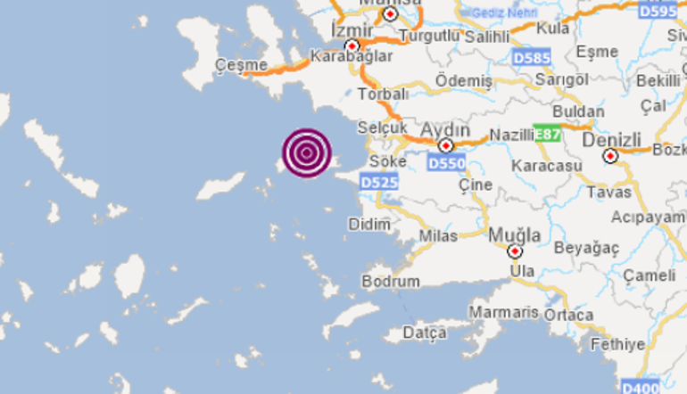 Son dakika İzmirde korkutan deprem