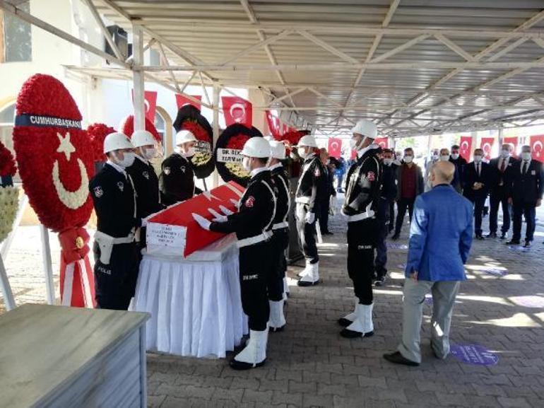 Şehit polis memuru Barış Göl, son yolculuğuna uğurlandı