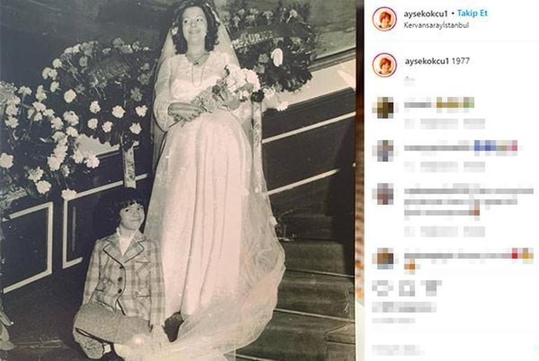 Ayşe Kökçü takipçilerini 43 yıl öncesine götürdü