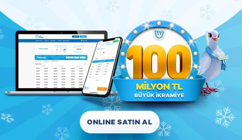 Kısıtlamada Milli Piyango yılbaşı biletinizi online alabilirsiniz 100 milyon liraya 4 gün kaldı