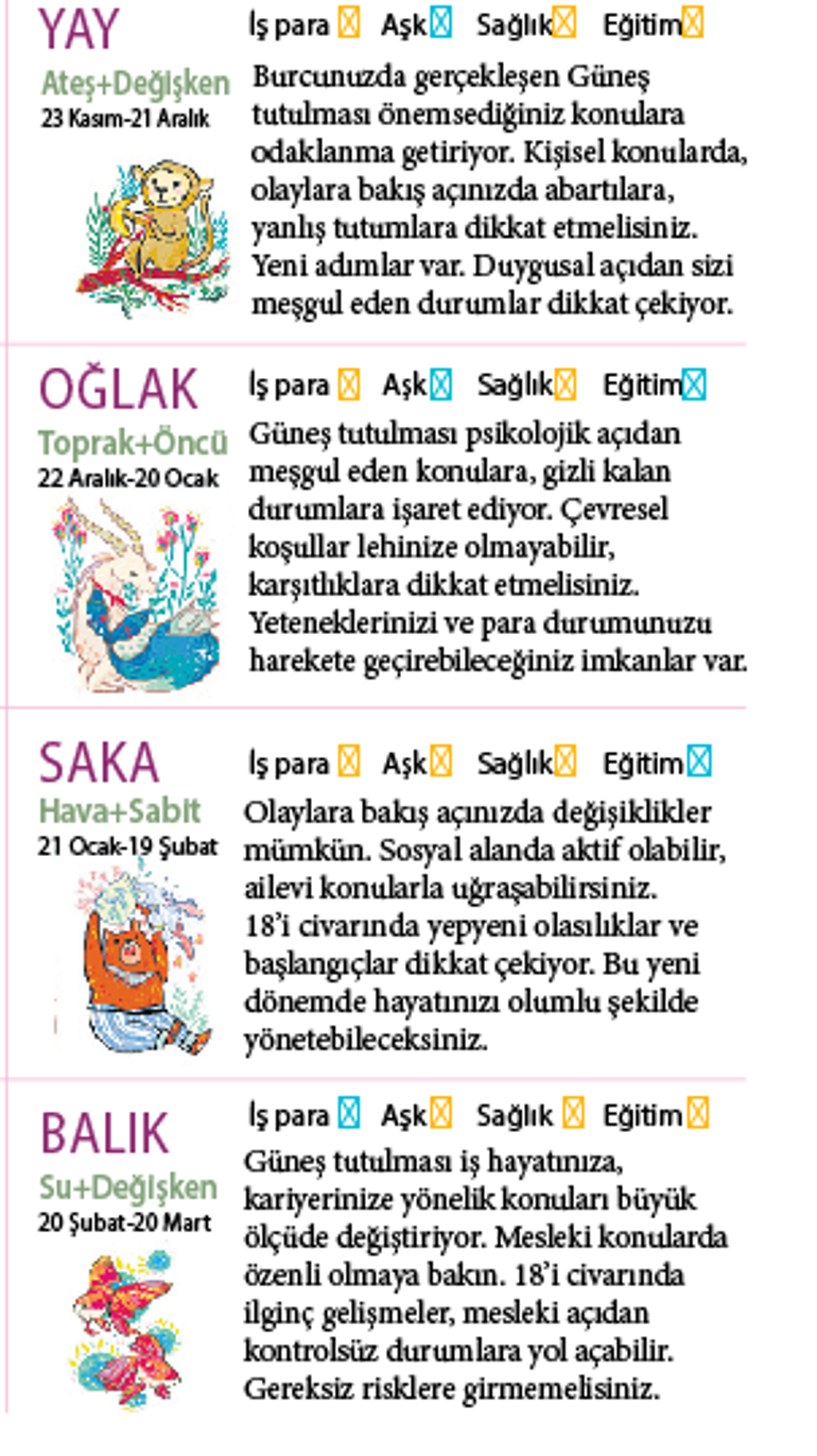 Bu hafta size ne getirecek