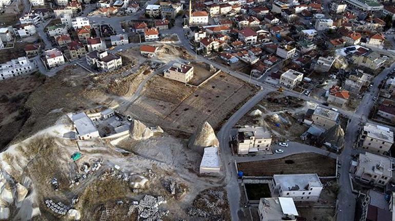 Kapadokyada kaçak yapıların yıkımına yeniden başlandı