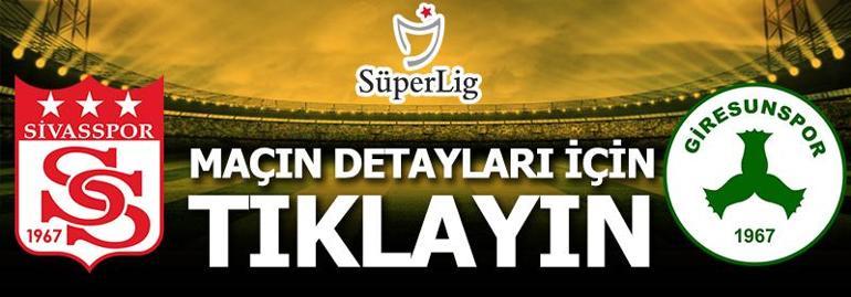 Sivasspor - Giresunspor: 1-0