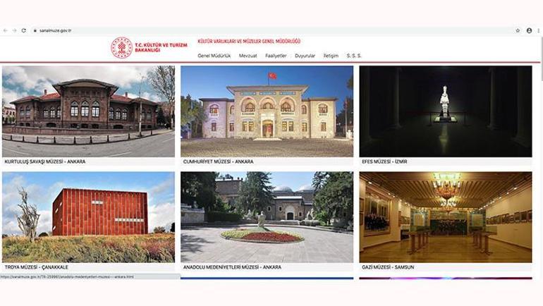 Yeni sanal müzeler ziyaretçilerini bekliyor
