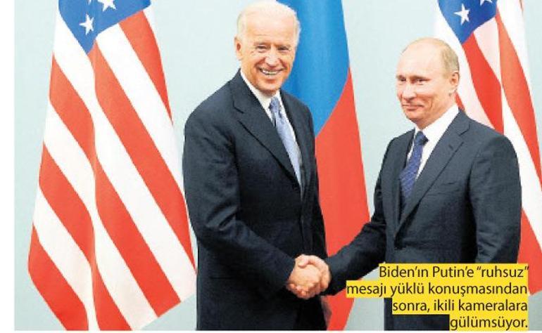 Biden’dan Putin’e “ruhsuz”