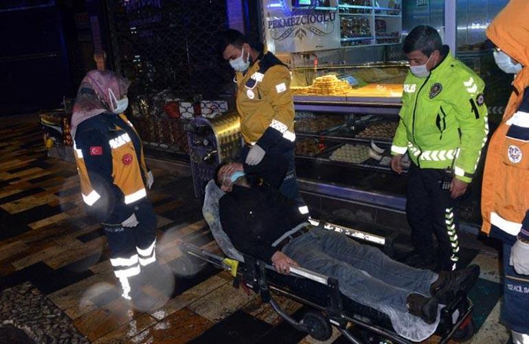 Sokağa çıkma kısıtlaması ihlal etti aşırı alkolden bayıldı