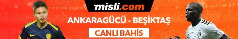 MKE Ankaragücü - Beşiktaş maçı Tek Maç ve Canlı Bahis seçenekleriyle Misli.com’da