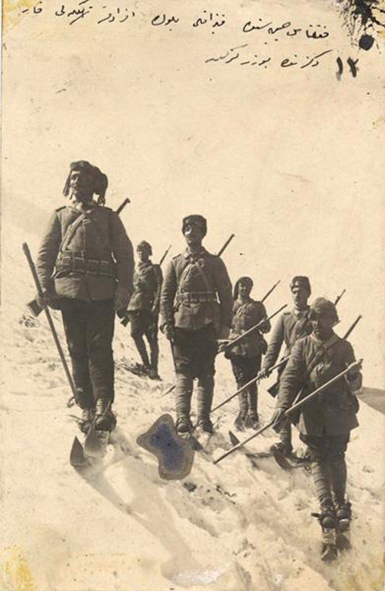 MSB tarihi fotoğrafları paylaştı 1915 Sarıkamış...