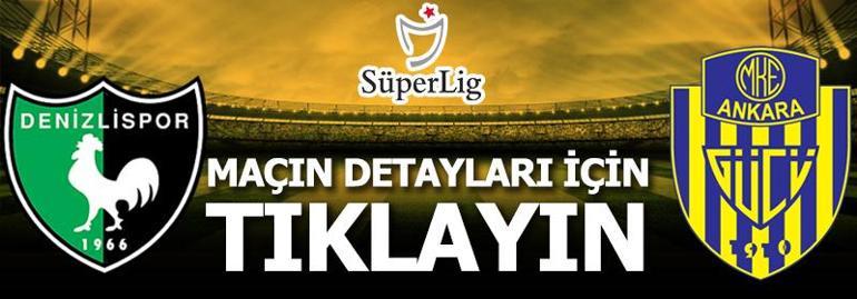 Denizlispor - Ankaragücü: 1-2