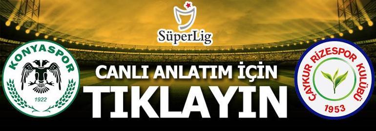 Konyaspor-Rizespor: 1-1