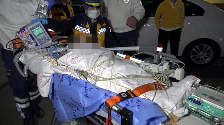 Ambulans uçak süt kazanına düşen Feride için havalandı