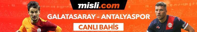Galatasaray - Antalyaspor maçı canlı bahis heyecanı Misli.comda