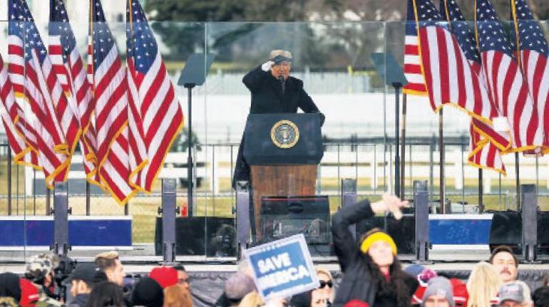 ABD bunu da gördü Trump destekçileri kongreyi işgal etti