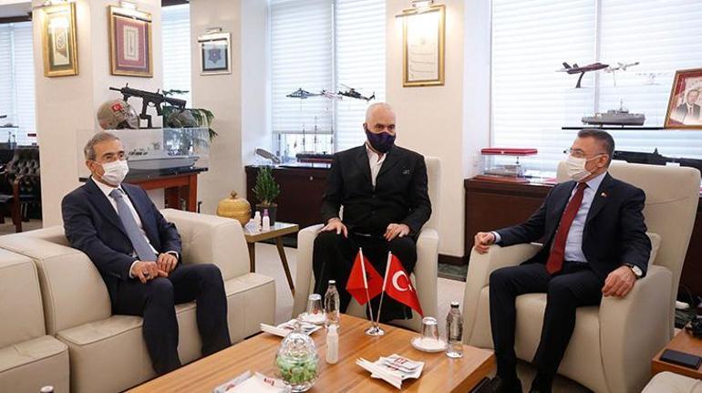 Fuat Oktay, Arnavutluk Başbakanı ile SSByi ziyaret etti