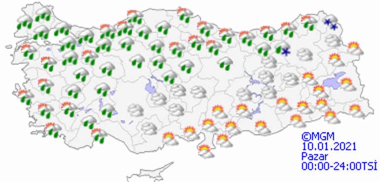 İstanbulda hafta sonu hava durumu nasıl olacak İl İl hava durumu raporu...