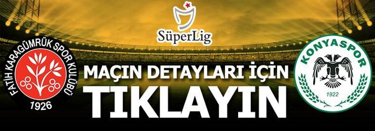 Fatih Karagümrük-Konyaspor: 2-1