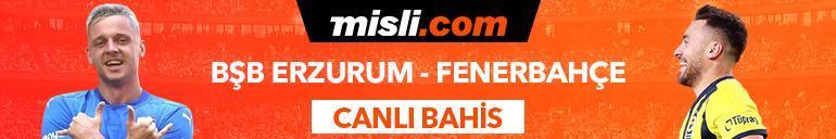 BB Erzurumspor - Fenerbahçe maçı Tek Maç ve Canlı Bahis seçenekleriyle Misli.com’da