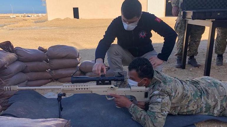 TSKdan Libya Silahlı Kuvvetleri personeline Üs Savunma Eğitimi