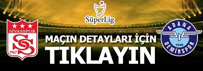 Sivasspor-Adana Demirspor: 2-1