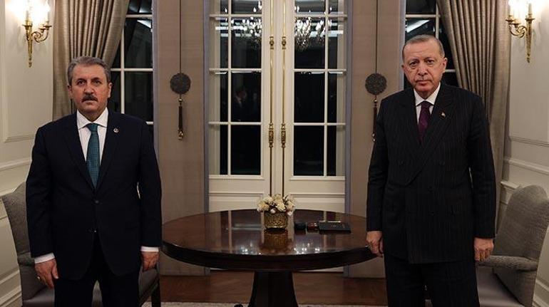 Cumhurbaşkanı Erdoğan, TBMM Başkanı Şentopu kabul etti