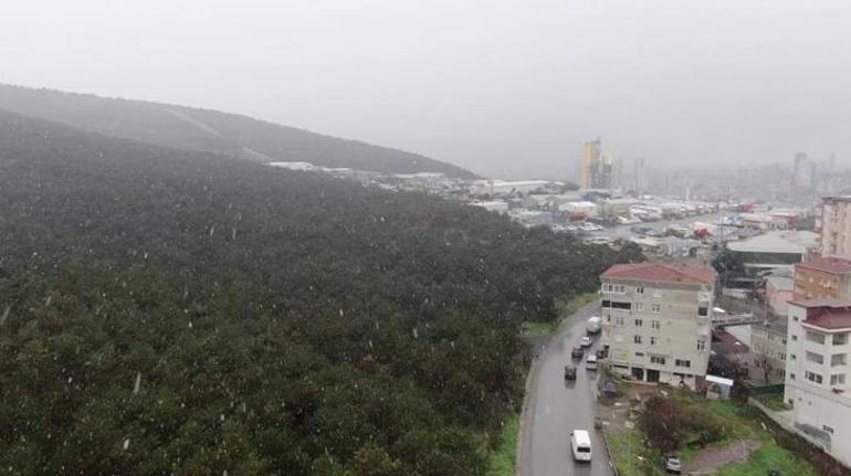 Son dakika... İstanbulda kar yağışı başladı İşte ilk görüntüler...