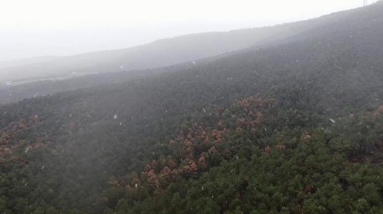 Son dakika... İstanbulda kar yağışı başladı İşte ilk görüntüler...