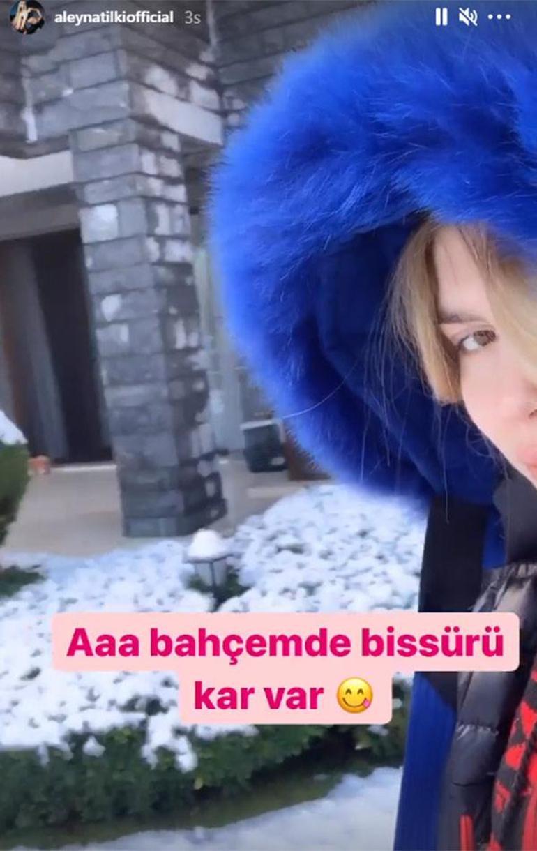 Aleyna Tilki: Bahçemde bir sürü kar var
