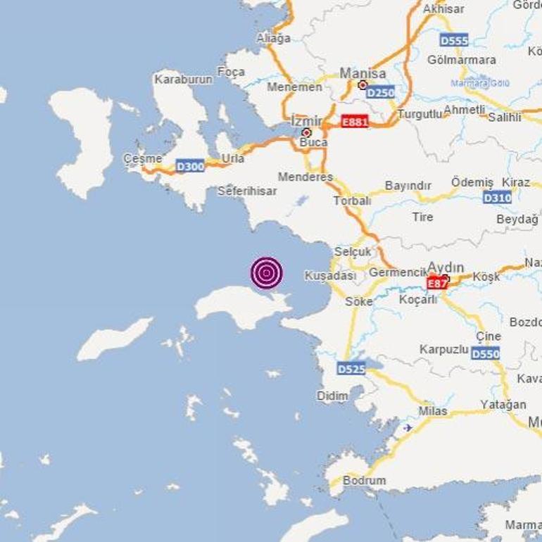 Son dakika İzmirde korkutan deprem... AFADdan açıklama