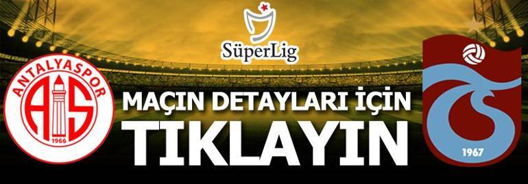 Antalyaspor - Trabzonspor: 1-1 (Maç sonucu)