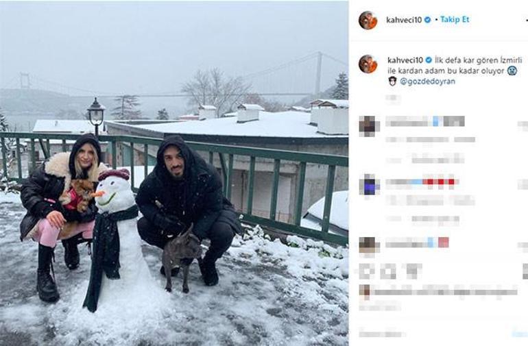 İrfan Can Kahvecinin kardan adam hatırası