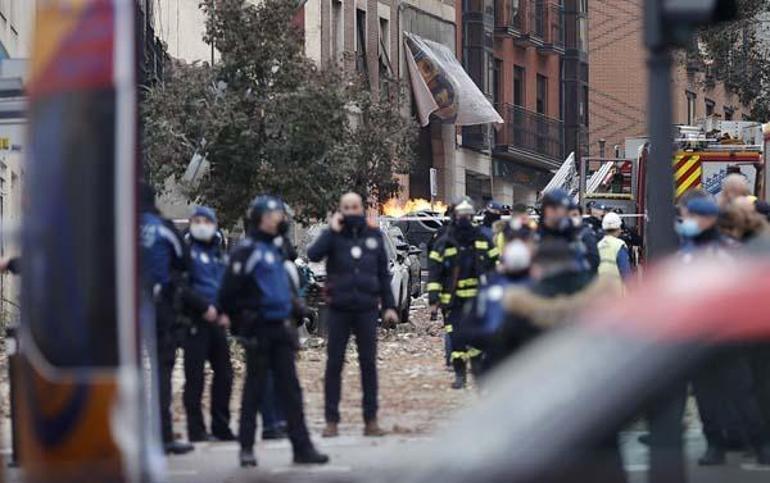 Son dakika... İspanyada patlama Başkent Madrid sarsıldı