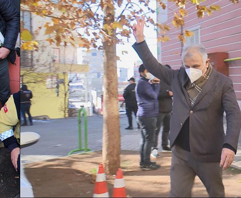 Son dakika HDPli milletvekili evlat nöbetindeki ailelere zafer işareti yaptı, gerginlik yaşandı