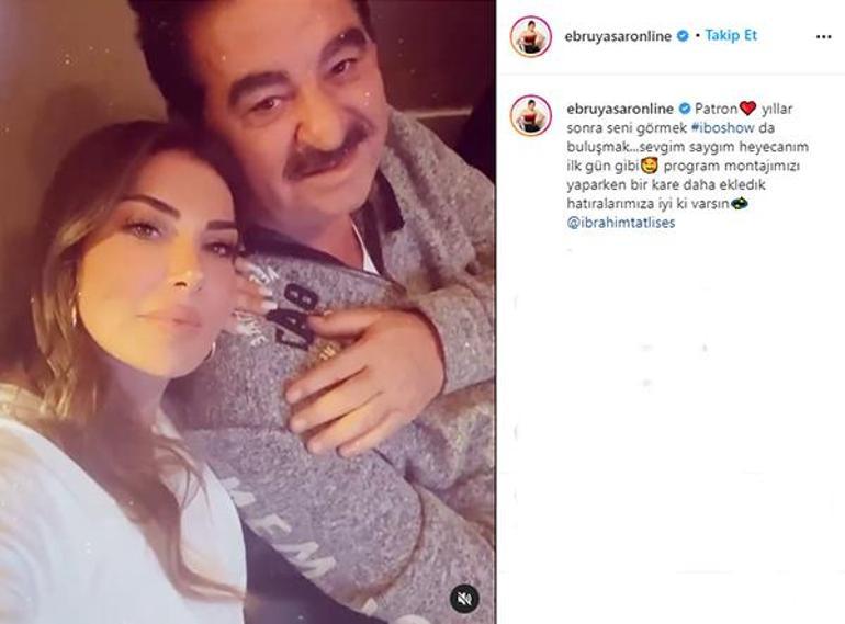 Ebru Yaşardan İbrahim Tatlıses paylaşımı