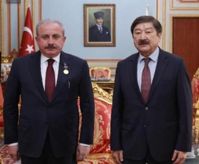 TBMM Başkanı Şentop, TÜRKSOY Genel Sekreteri Kaseinovu kabul etti
