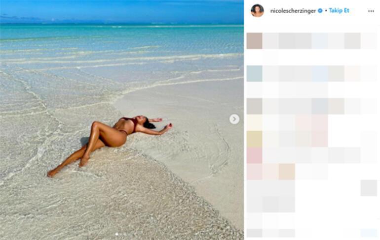 Nicole Scherzingerın fotoğraflarına tepki yağdı