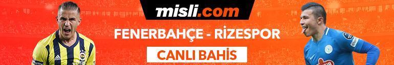 Fenerbahçe - Çaykur Rizespor heyecanı Tek Maç ve Canlı Bahis seçenekleriyle Misli.com’da