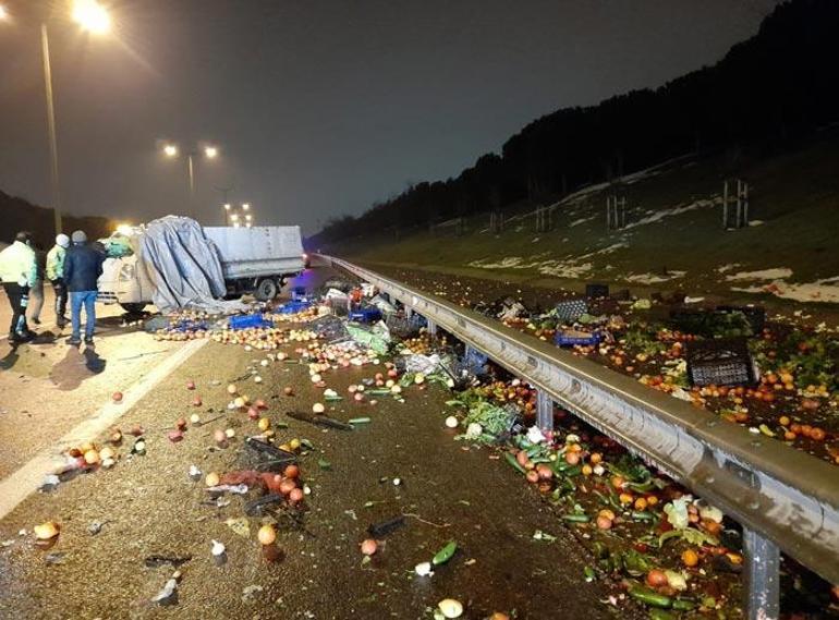 Yol bu hale geldi Frene basmaya vaktim kalmadı