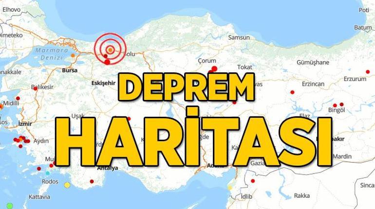 Deprem mi oldu 22 Şubat son depremler listesi AFAD - Kandilli: Deprem haritası