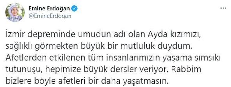 Emine Erdoğandan Ayda paylaşımı